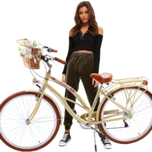 ROWER BEACH CRUISER KREMOWY 28 DAMSKI