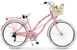 RÓŻOWY ROWER BEACH CRUISER